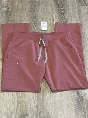 FIGS Kade Cargo Tall Scrub Pants - Mauve